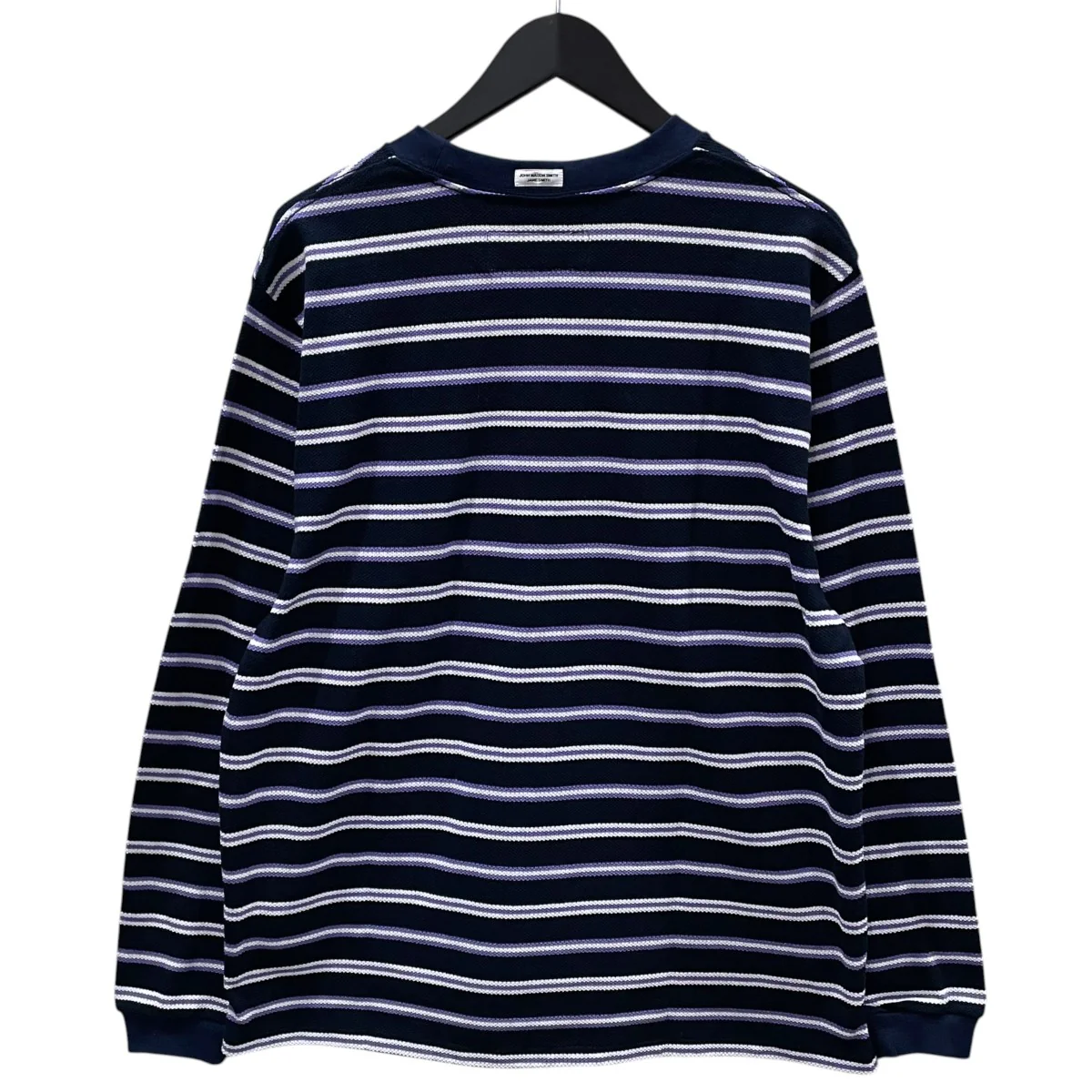 26SS ボーダー柄カットソー COTTON PIQUE L／S T-SHIRT コットン ピケ ロングスリーブ ティーシャツ 26SCT-#240S - Image 2