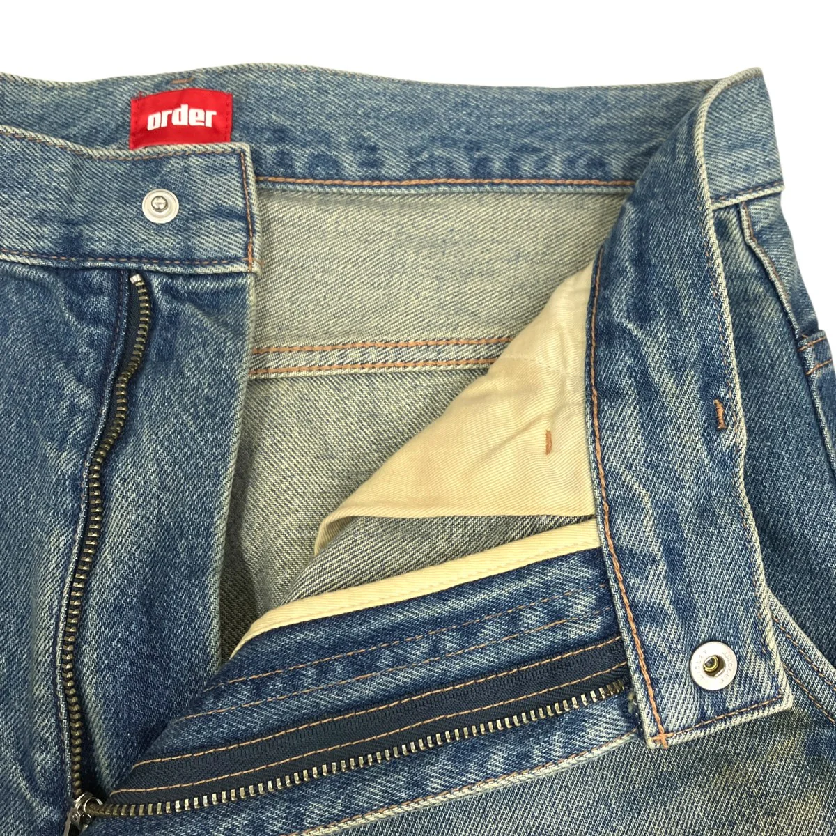 LOOSE DENIM HALF PANTS VINTAGEデニムパンツorder-029-V - Image 5