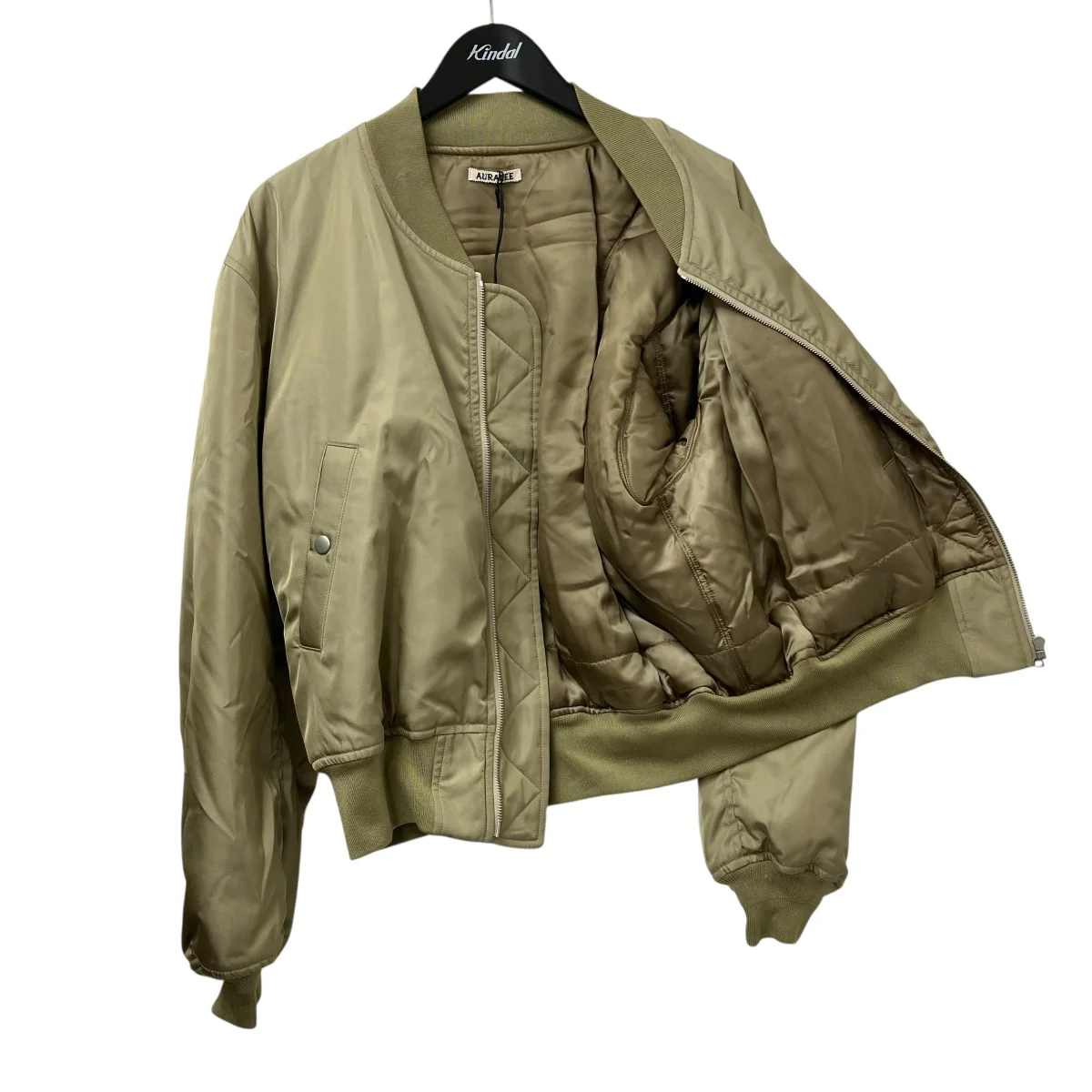 HIGH DENSITY SILK TWILL FLIGHT BLOUSONMA-1ジャケットA25SB01AS - Image 2