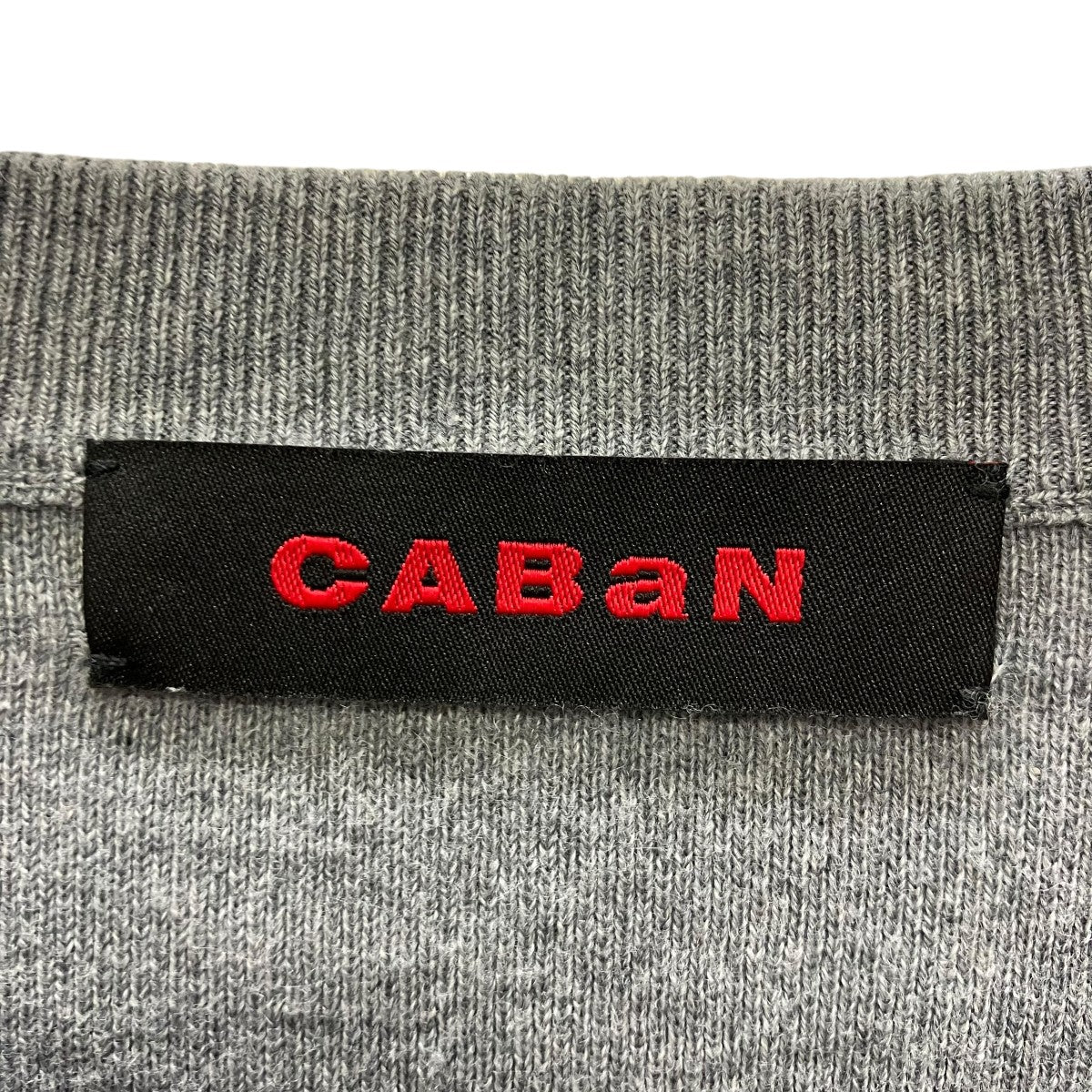 コットンカシミヤ バイカラーVネックカーディガン - Image 6