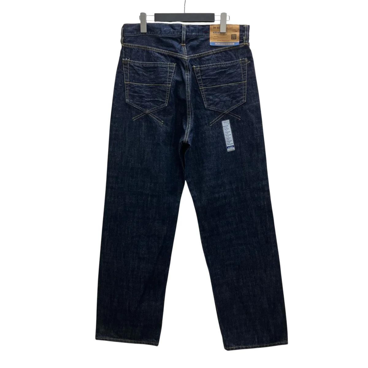 ONE WASHED SELVAGE DENIM STRAIGHT PANTS デニムパンツ - Image 2