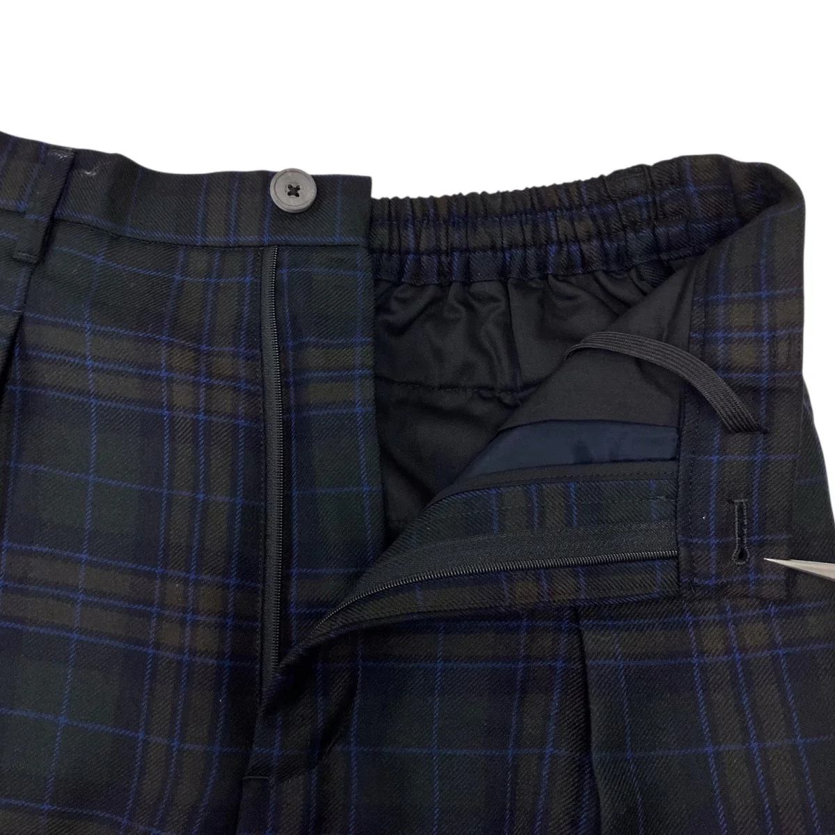 One-Tuck Wide Pantsチェックパンツ11242461501 - Image 4