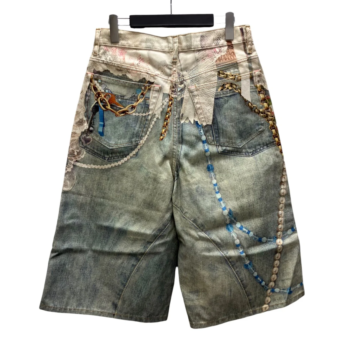 トロンプルイユプリントショートパンツ - Image 3