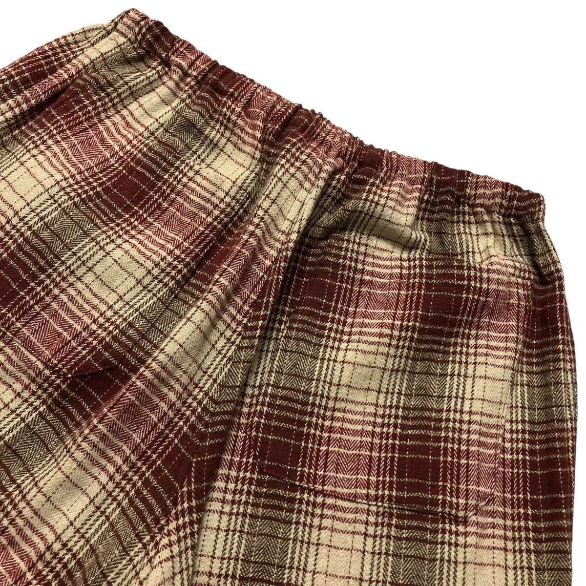flannel check pyjama pantsイージーパンツ25 030 684 0122 3 0 - Image 4