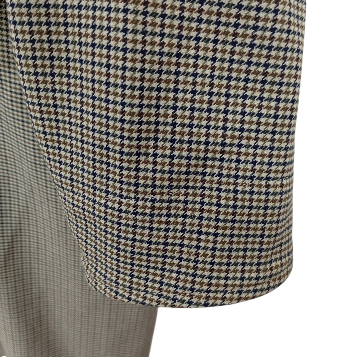 3WAY BAL COLLAR SHARE COATハウンドトゥースコートYK19SS0019C - Image 7