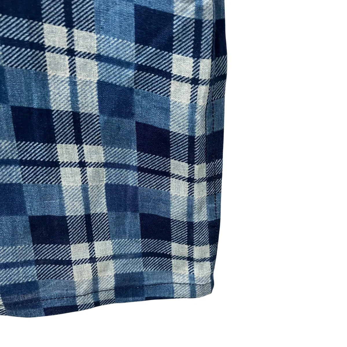 LINEN CHECK SHIRTS L S - Discharge printing -チェック長袖シャツ800-5150058 - Image 5
