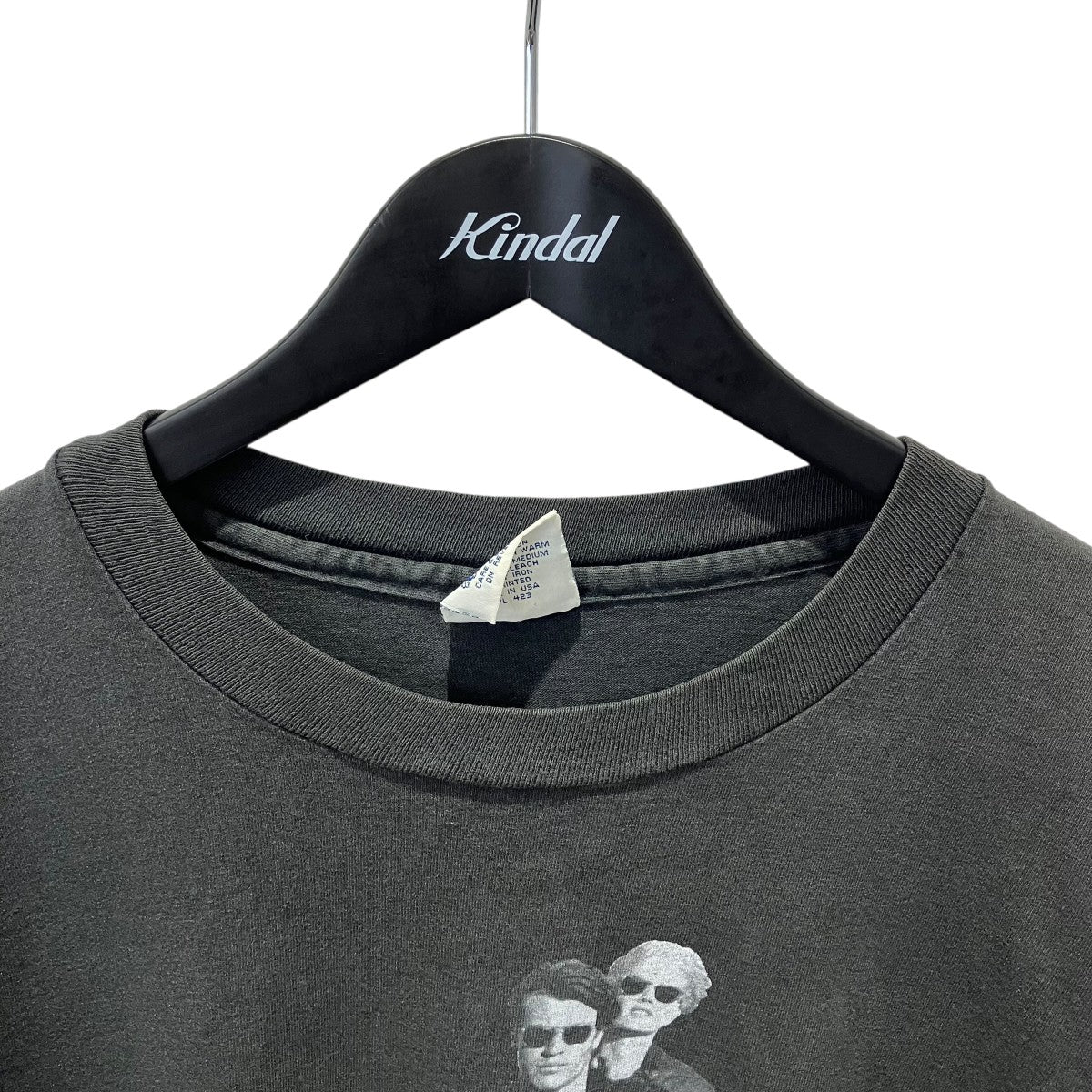 90sシングルステッチ バイクプリント半袖Tシャツ - Image 3