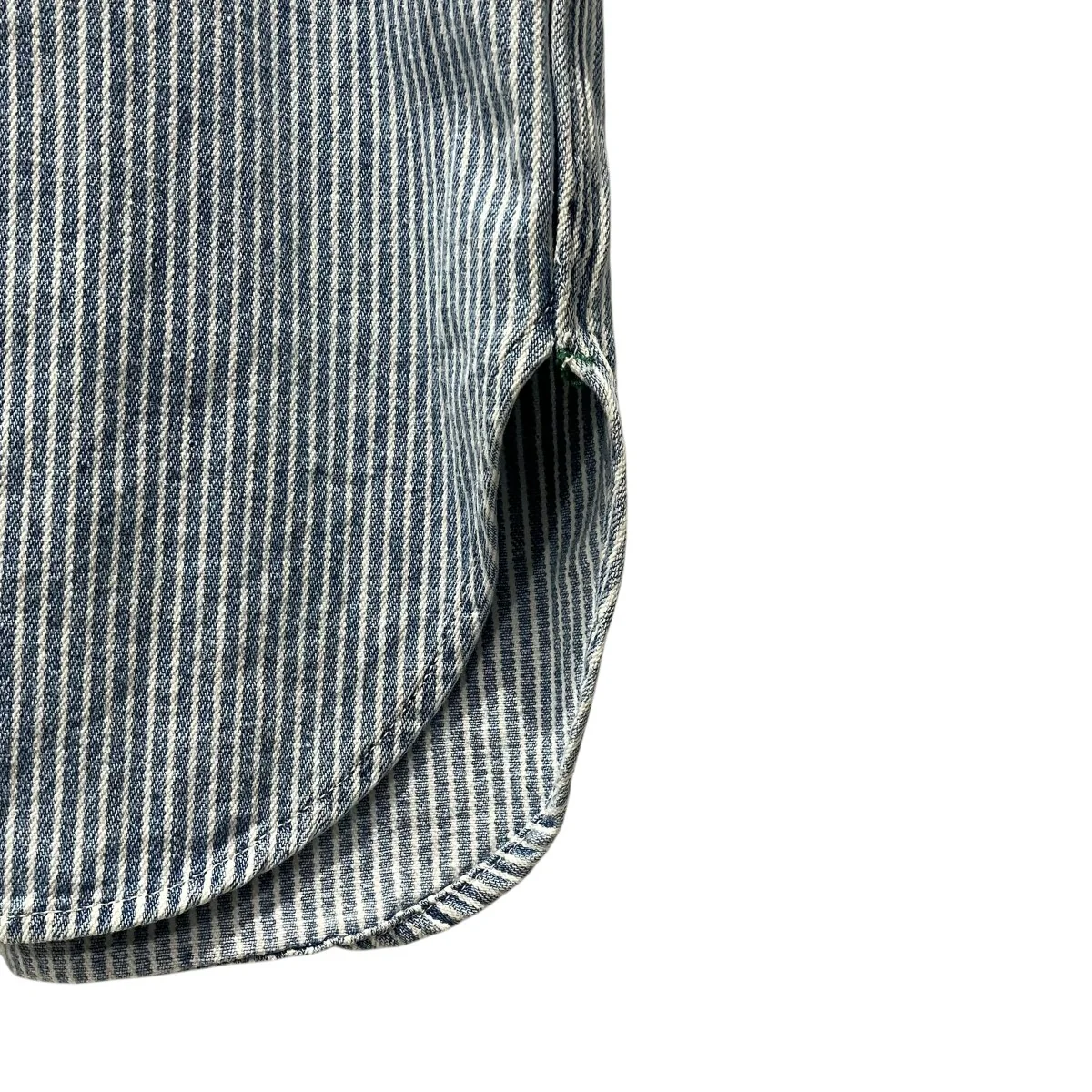 ハーフZIPシャツ ヒッコリーストライプシャツHE251S03 - Image 5