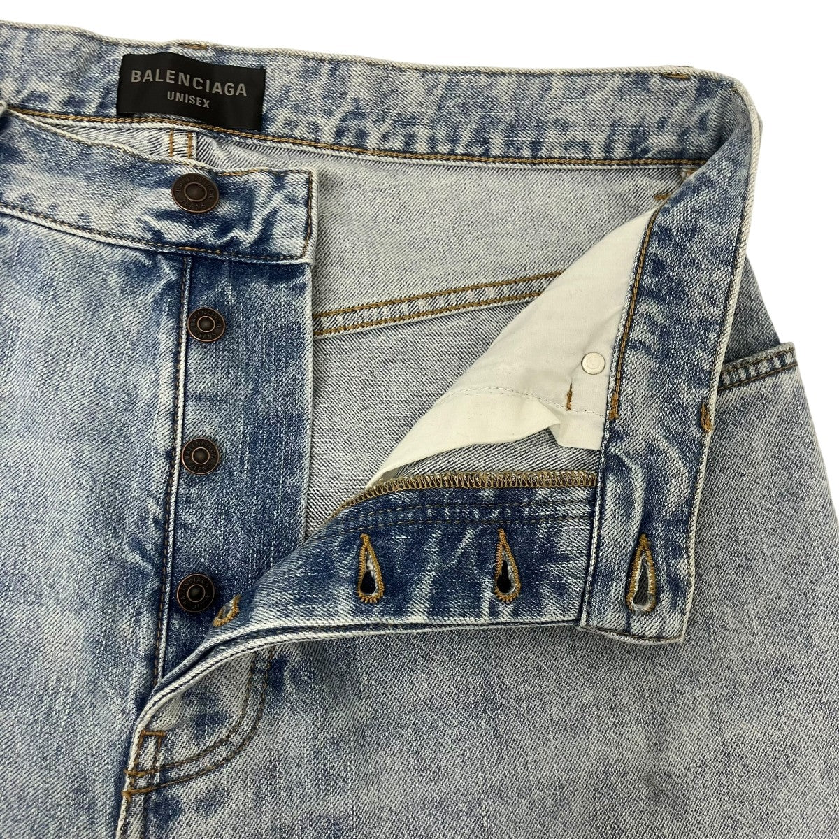 23AW ダメージ加工バギーデニム - Image 3