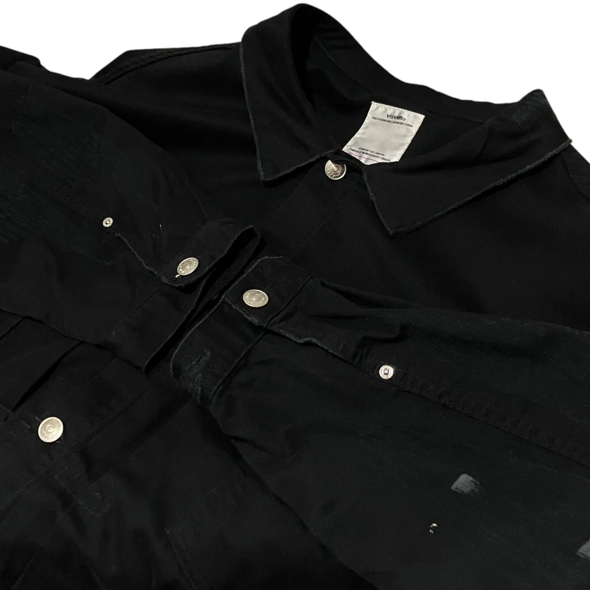 【101XX JKT DRY PIQUE BLACK】トラッカージャケット0122105013024 - Image 5