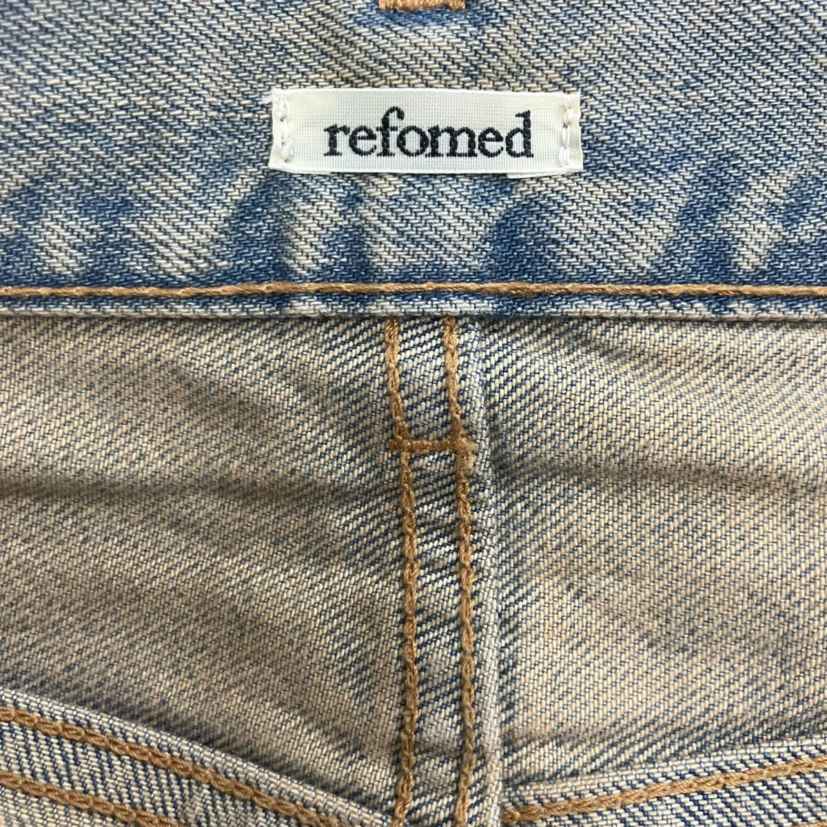 ダメージ加工バギーデニムパンツ - Image 6