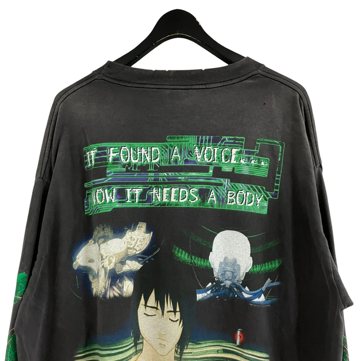 ゴーストインザシェルプリントロングスリーブTシャツ - Image 4