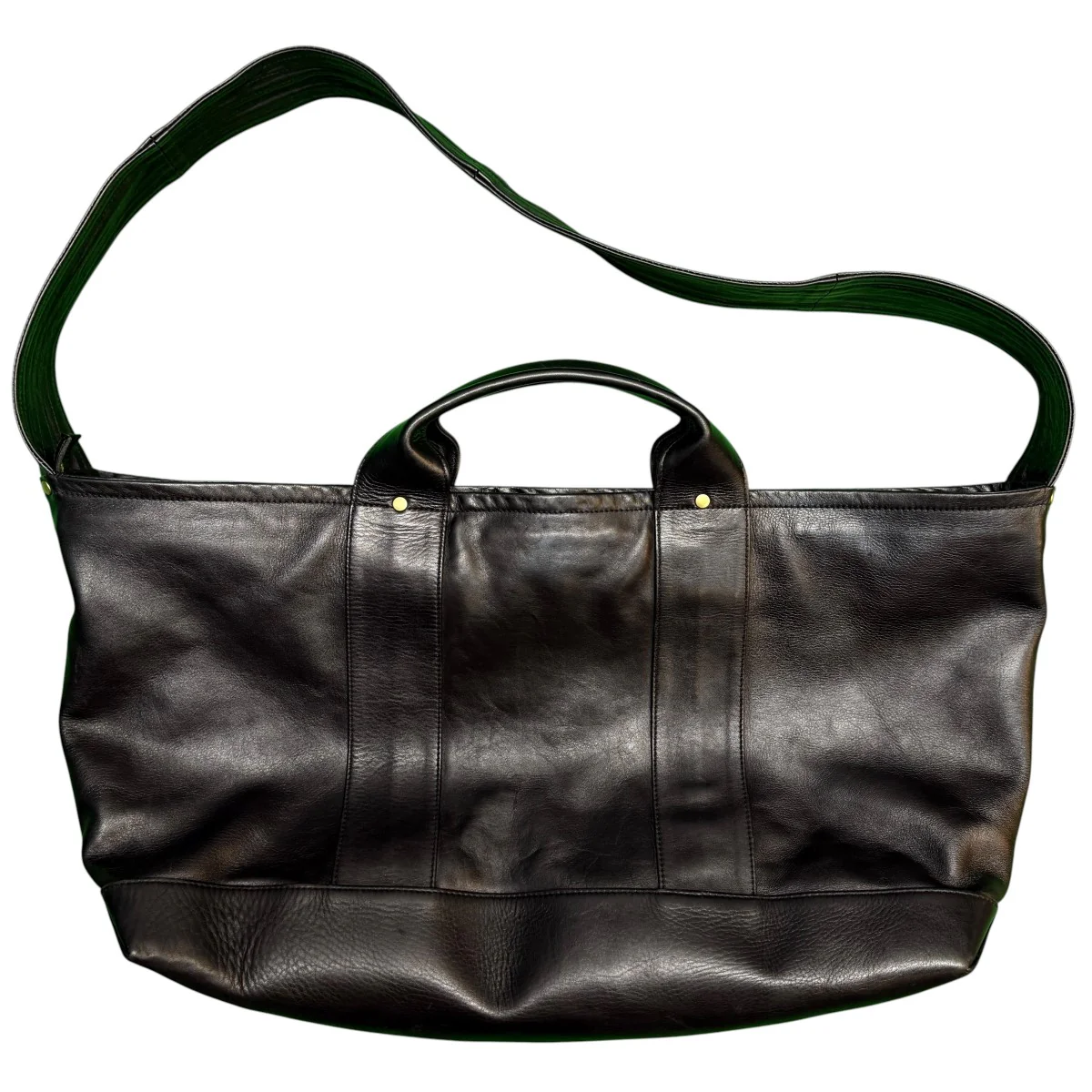 26SS/DAILY TOTE BAG L／COW SKIN - BLACKデイリートートバッグ ラージ/BG-36-C-COW-5 - Image 2