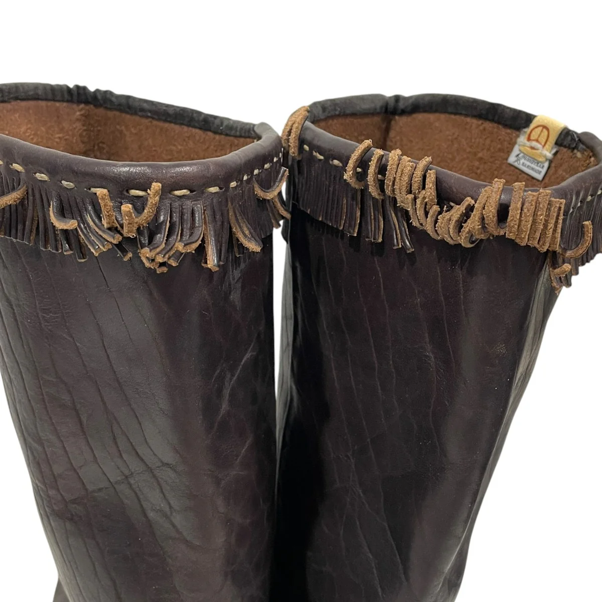 レザーロングブーツ WABANAKI SUTAIO BOOTS-FOLK ワバナキ スタオ ブーツ フォルク - Image 4