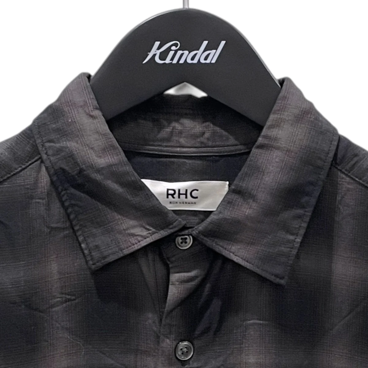 26SS オンブレチェック柄半袖シャツ Tencel Ombre Check Short Sleeve Shirt テンセル オンブレチェック ショートスリーブシャツ 4320700223 - Image 3