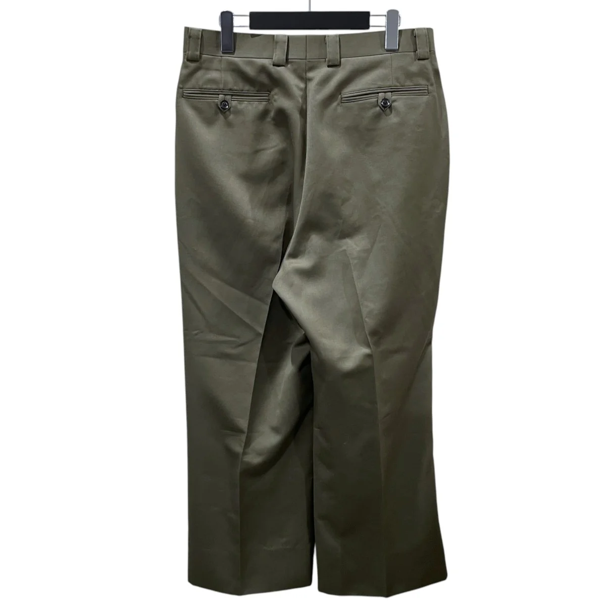 22AW ウール モヘア ギャバジン ワンタック バギー スラックス WOOL MOHAIR GABERDINE 1-TUCK BAGGY SLACKS IT22A241 - Image 2