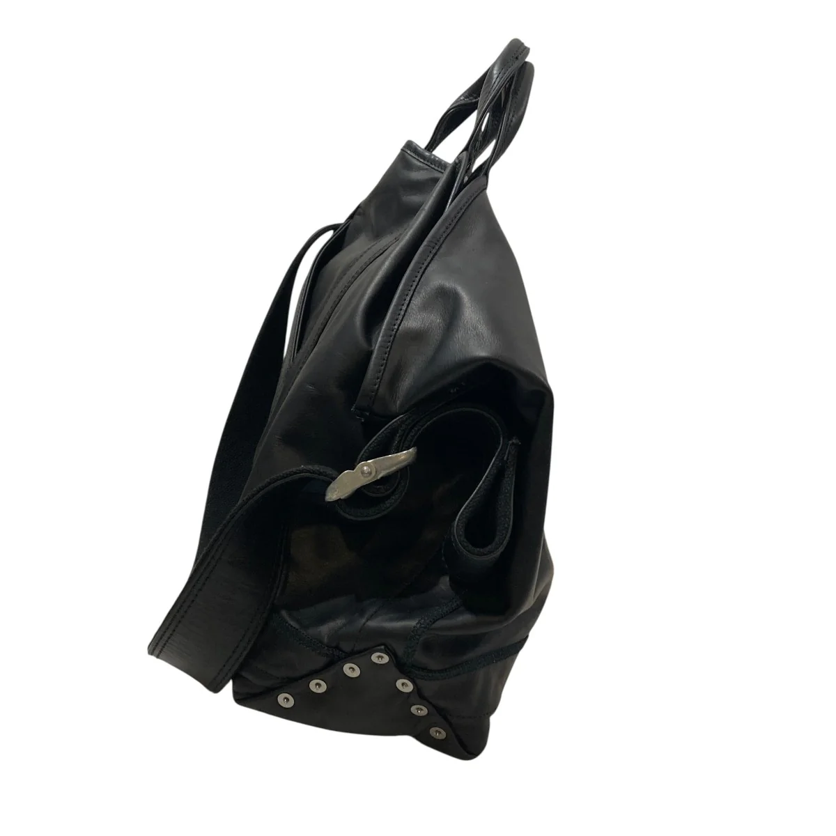 O．LEDZ  Oiled Leather Shoulder Tote Bag2WAYショルダーバッグNN-4502A16 - Image 3