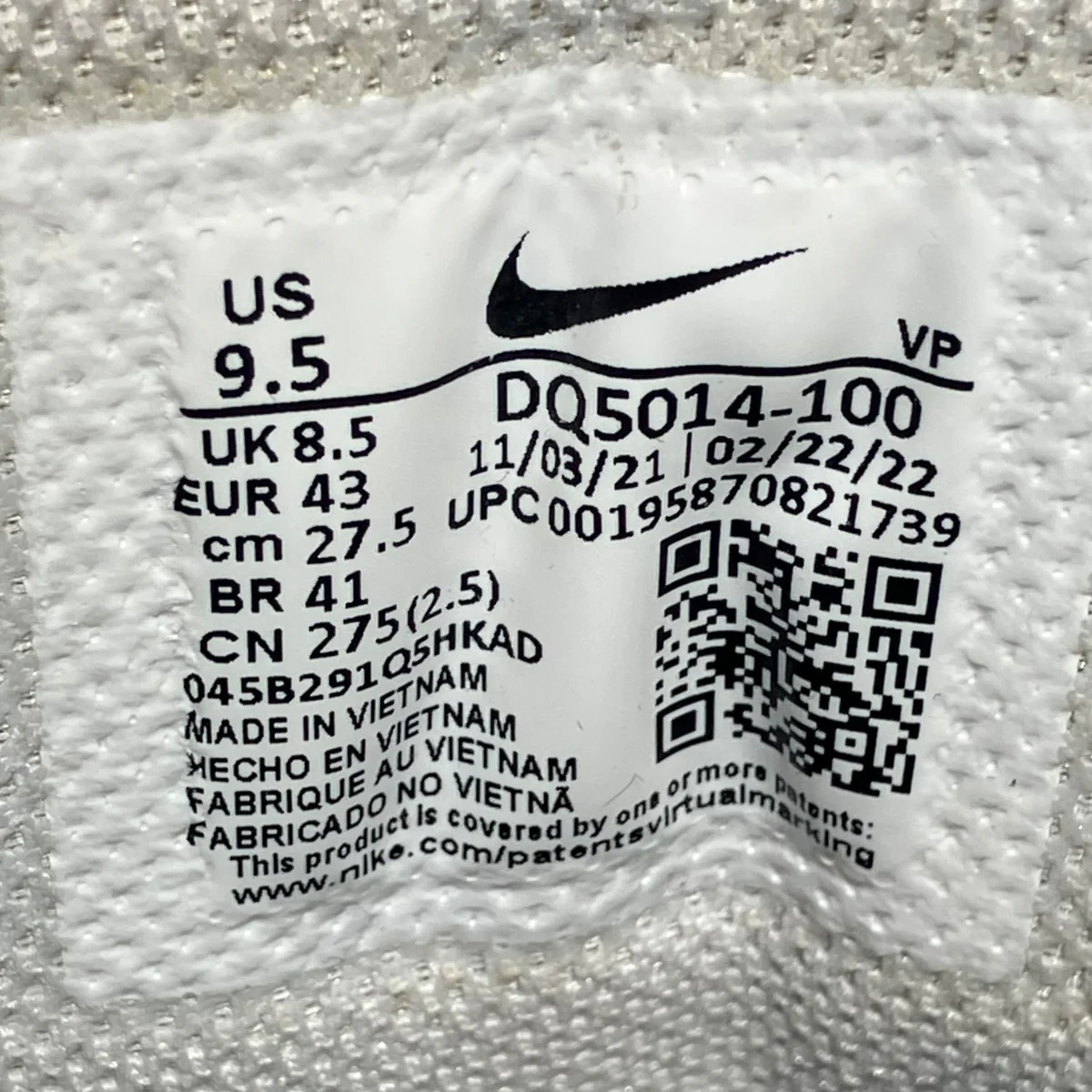 Air More Uptempo Copy PasteハイカットスニーカーDQ5014-100 - Image 6