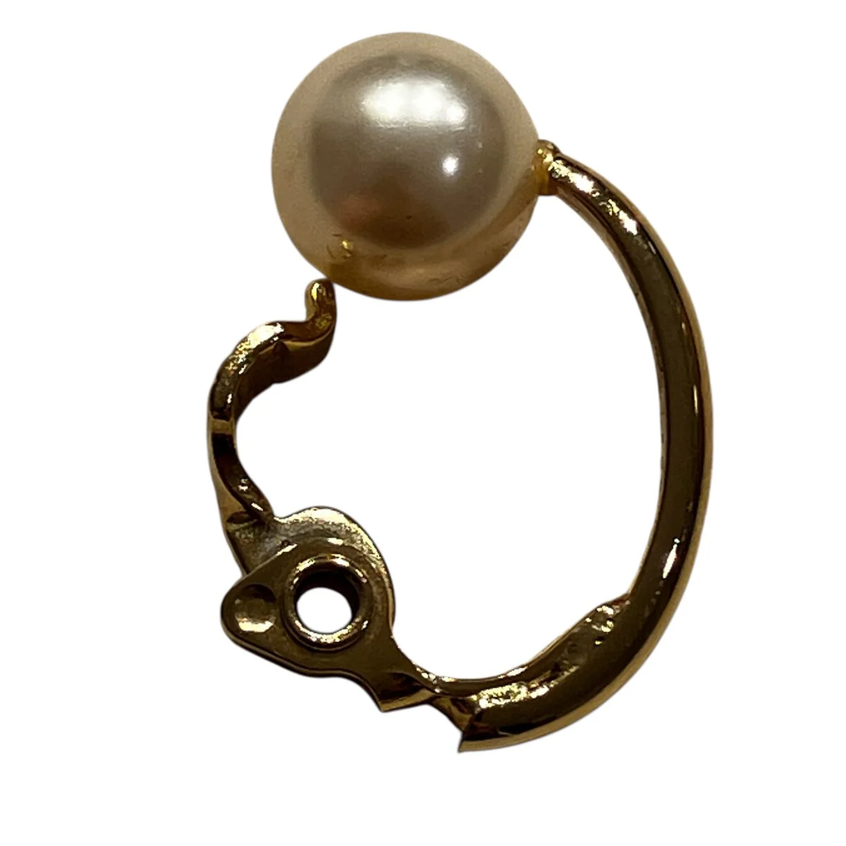 ゴールドイヤリングGold line earring - Image 2