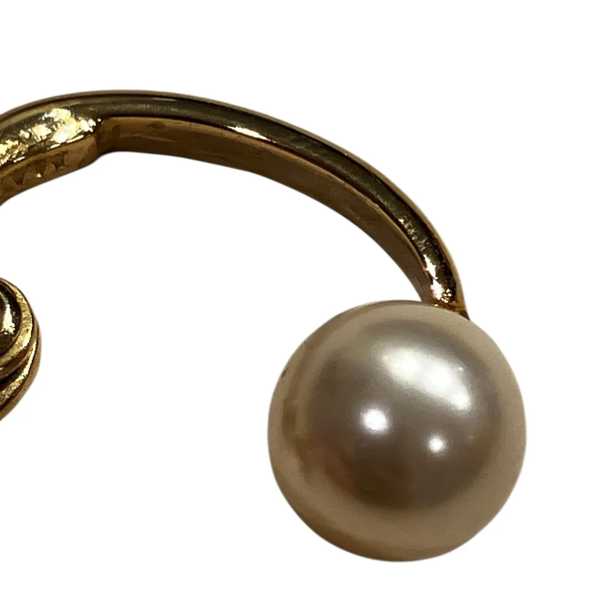 ゴールドイヤリングGold line earring - Image 4