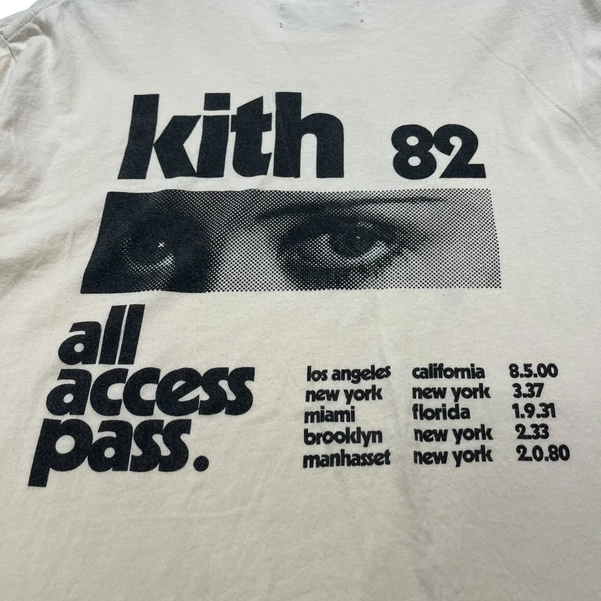 18SS ALL Access Pass Teeプリント柄Tシャツ - Image 4