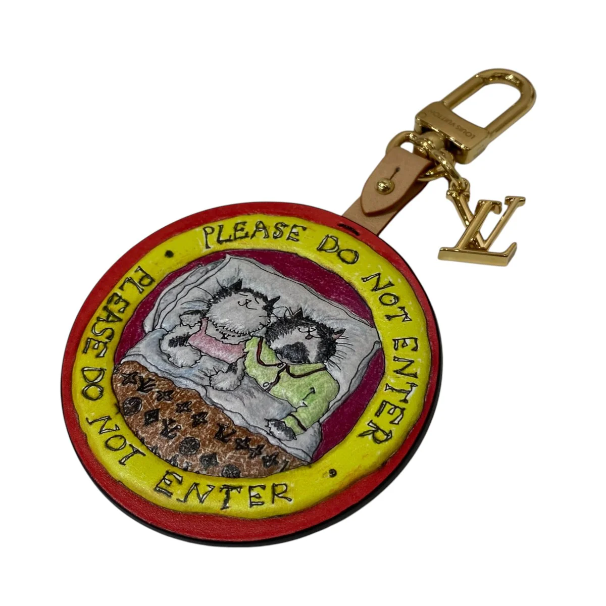 バッグチャーム タグ・スリーピングキャットM02950 - Image 3