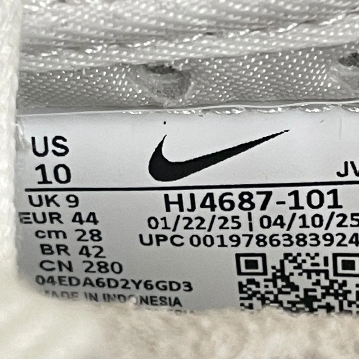 Nike LD 1000 ’Summit White Black’スニーカーHJ4687 101 - Image 6