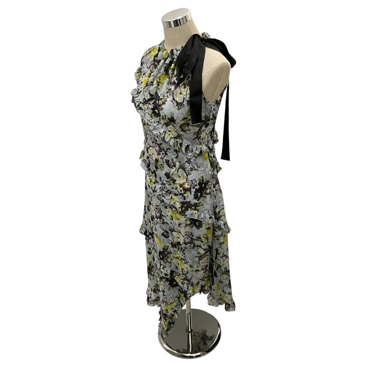 【ZANDRA DRESS】フローラルシルクワンピース - Image 3