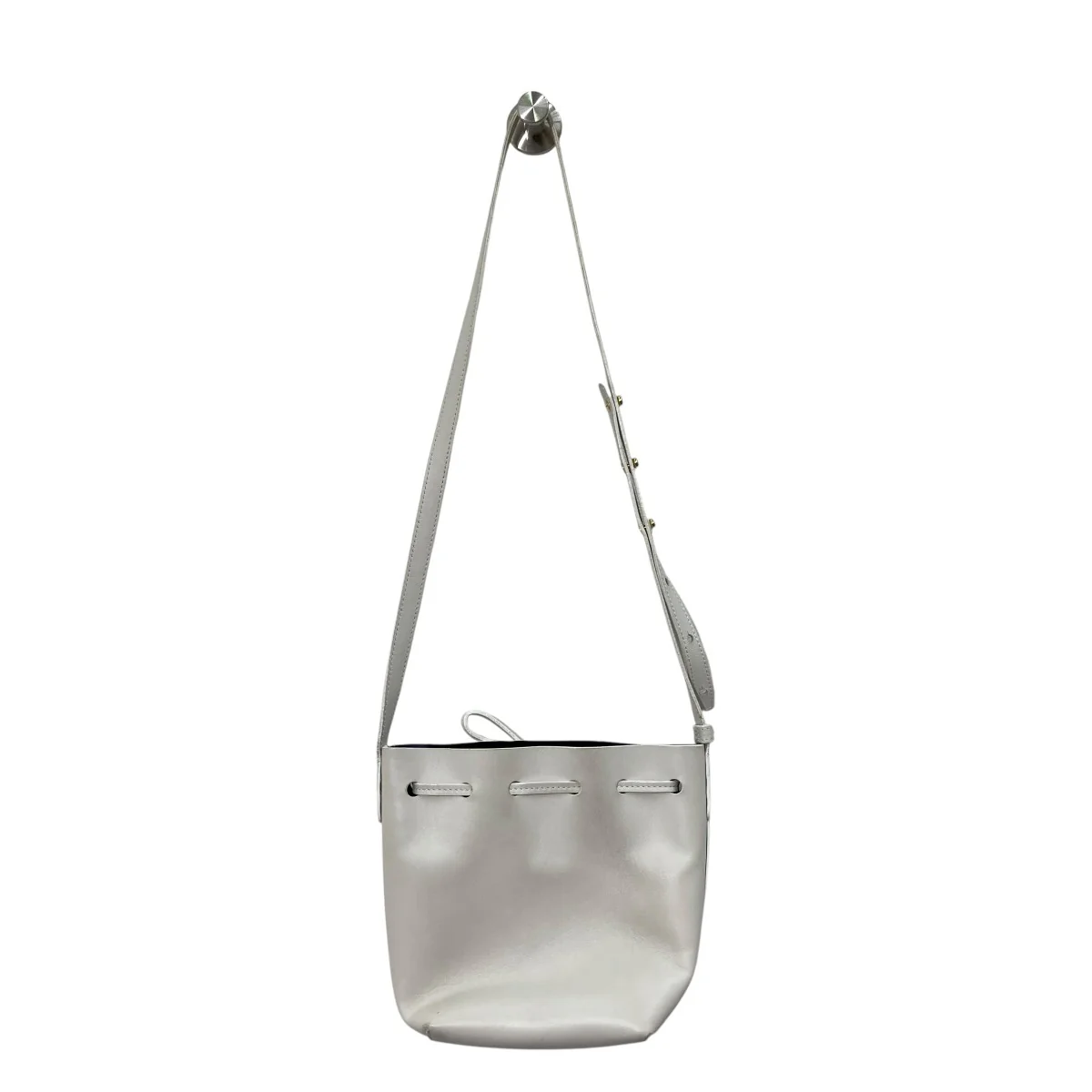 Vegetable tanned Leather Mini Bucket Bagショルダーバッグ - Image 2